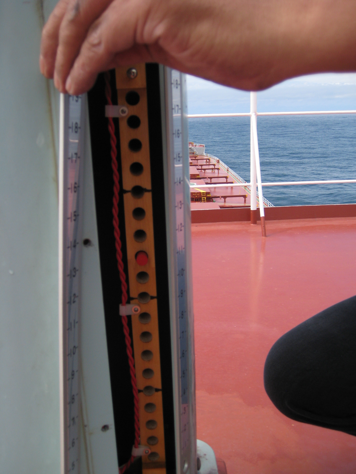 Corrector magnet array being verified at sea
